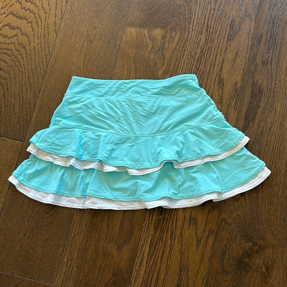 Jupe Tennis/skort Lilly Pulitzer Imprimée Lanterne - Taille 10, Léger, Stretch, Occasion TB